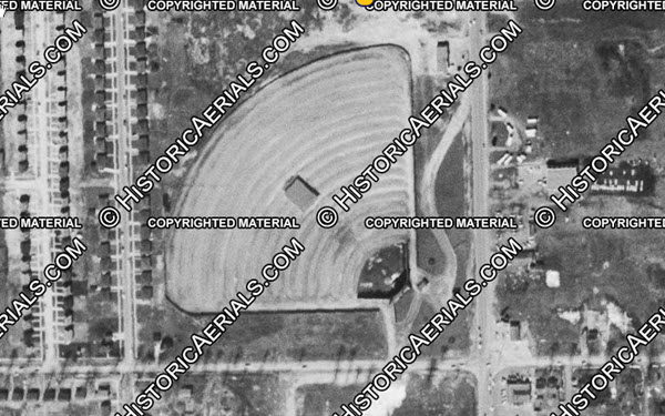 Dort-Eastside Drive-In Theatre - 1954 Aerial